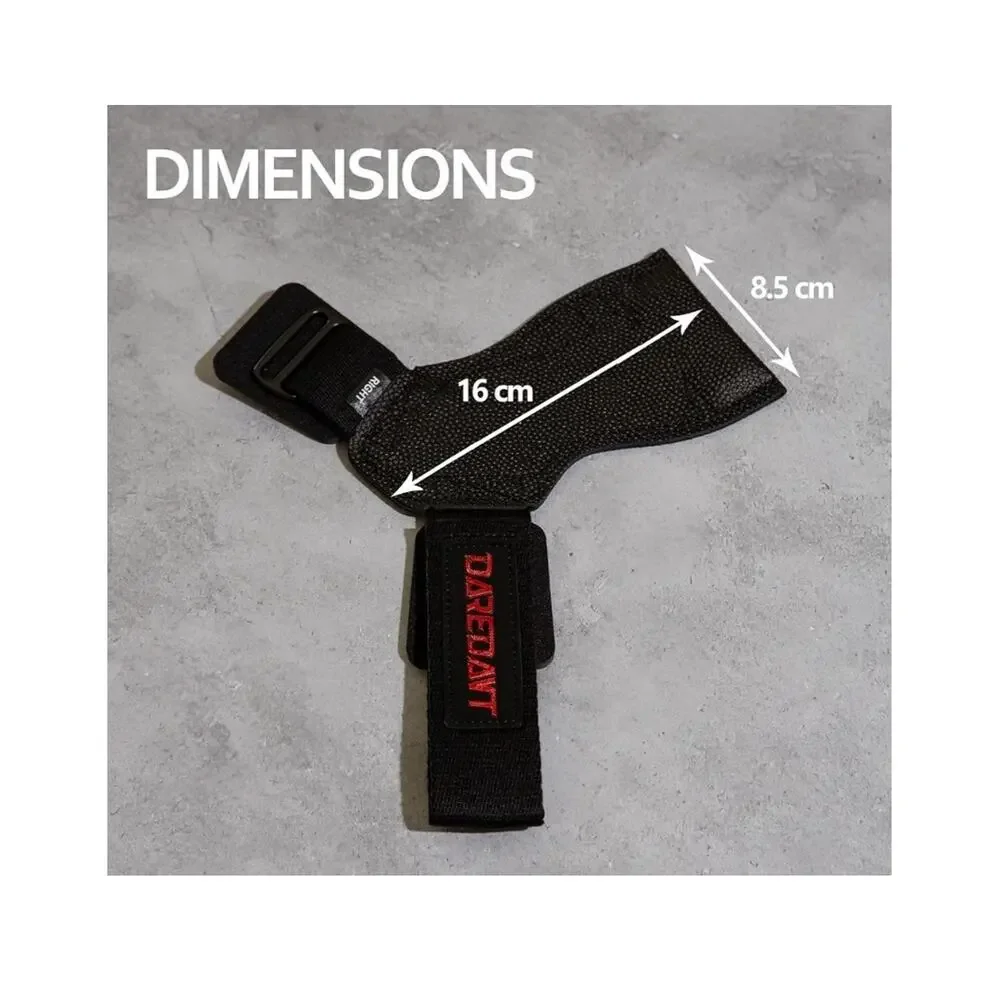 Premium Lifting Straps Wrist Weightlifting Horween® Football Leather Medium